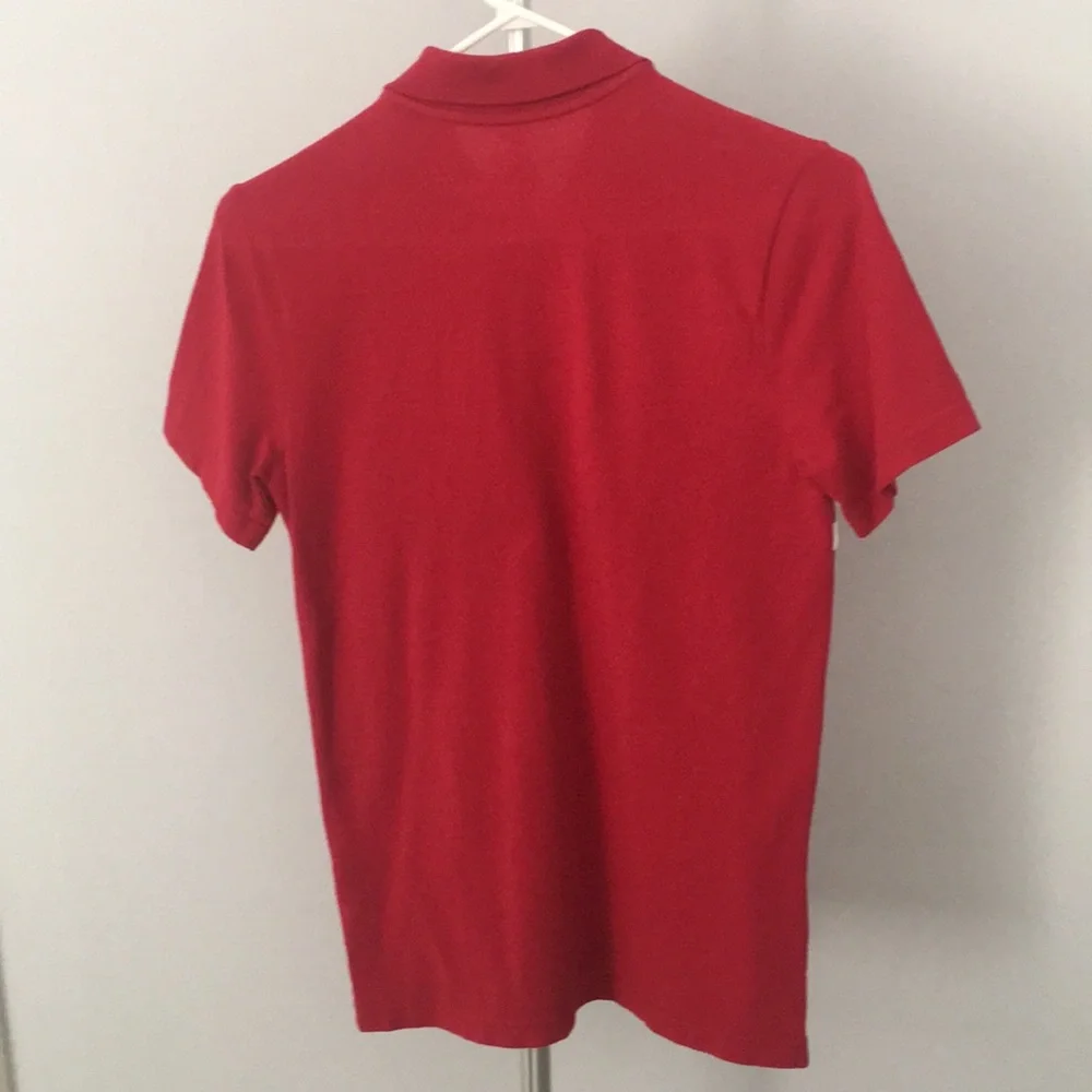 Abercrombie & Fitch Polo Style T Shirt L 13/14 Red - Picture 2 of 4